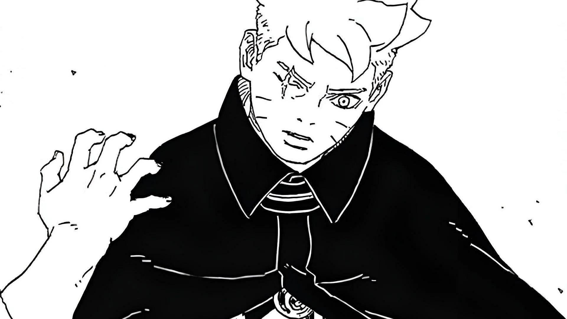 Uzumaki Boruto as shown in the manga series (Image via Shueisha)