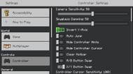 The "Controller" tab within the Switch settings (Image via Mojang)