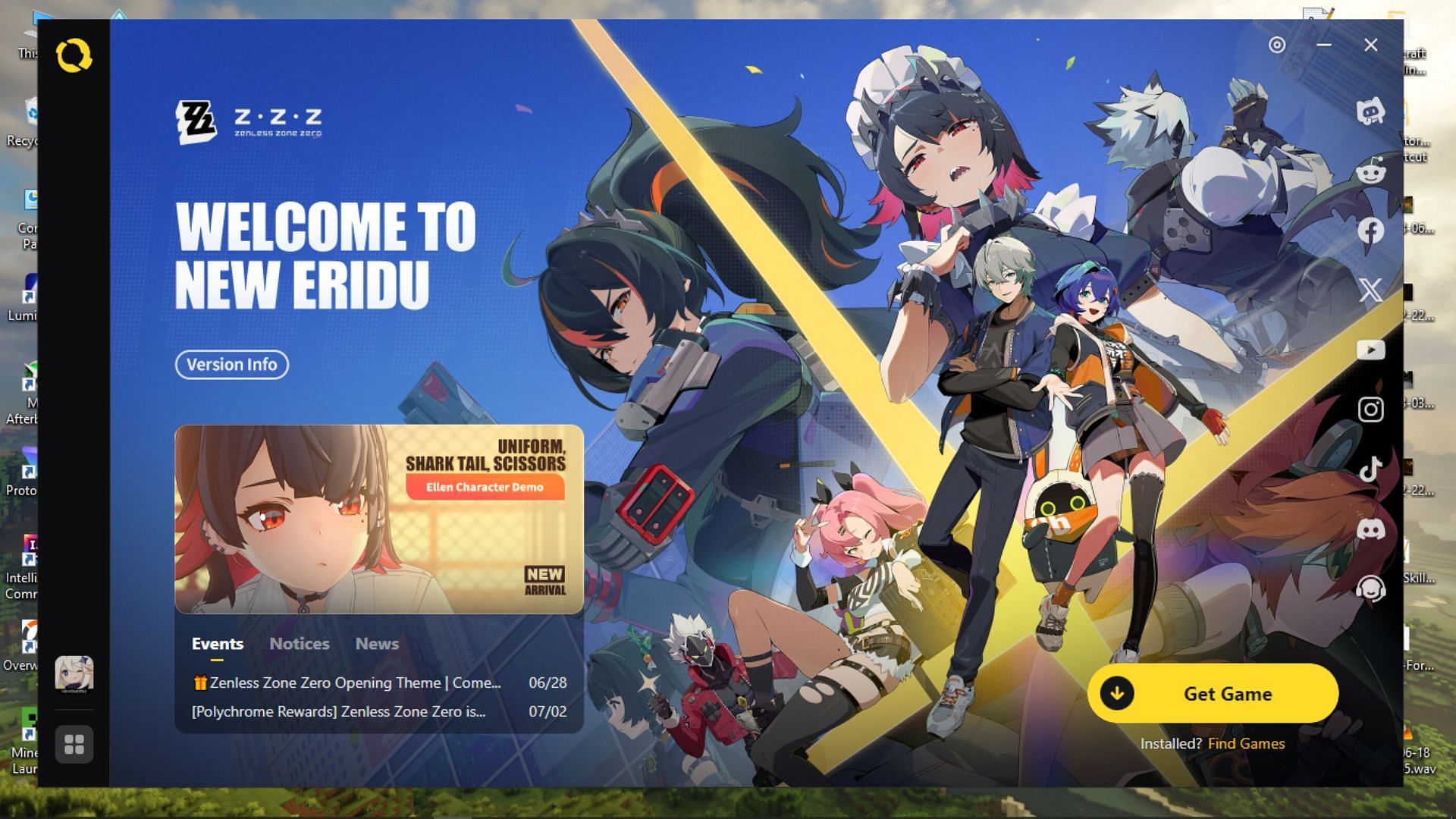 Download on the official launcher (Image via HoYoverse)