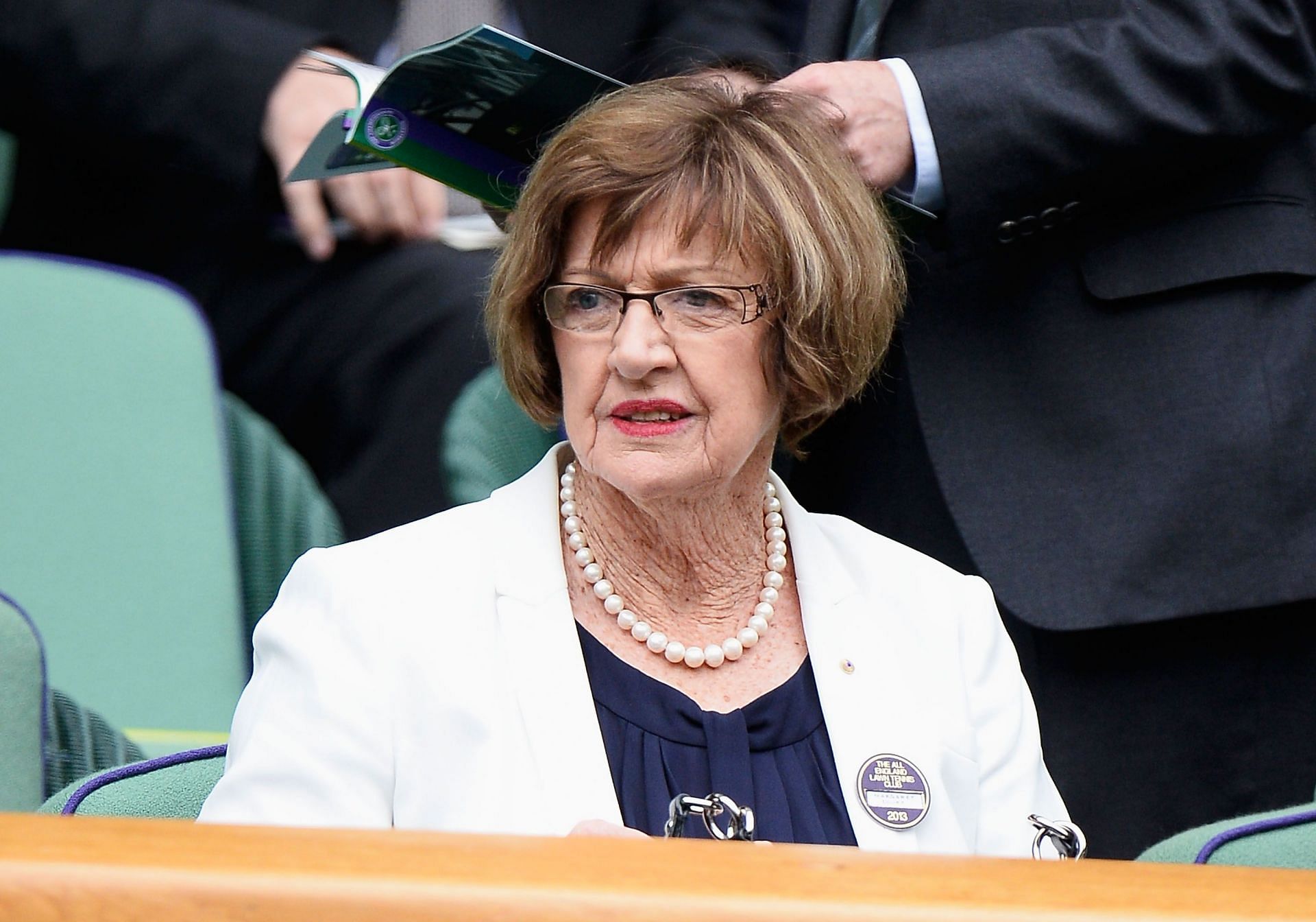 Margaret Court pictured at SW19