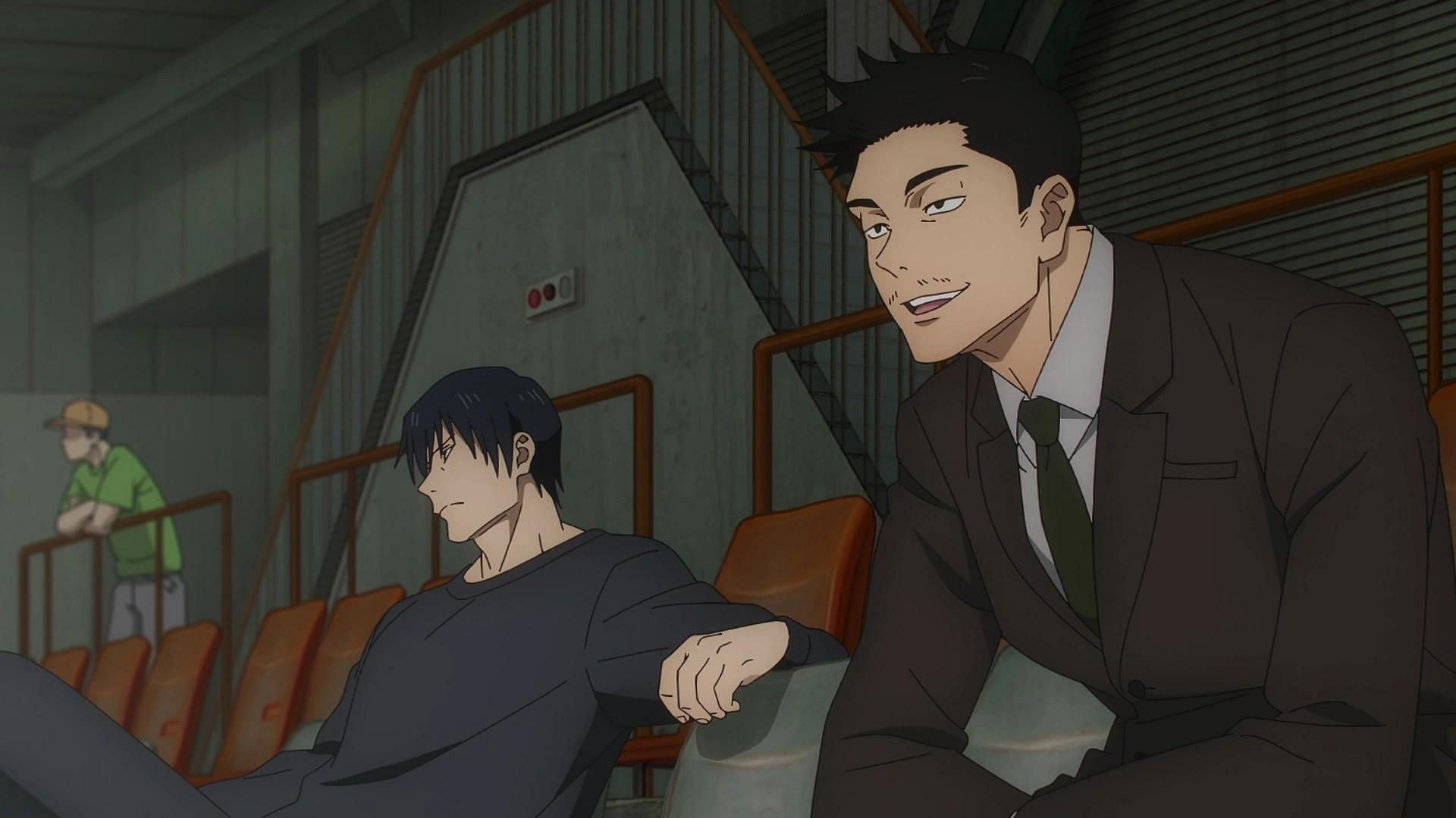 Toji plans the assassination of Amanai Riko (Image via MAPPA)