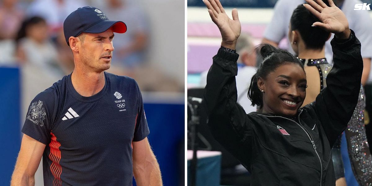 Andy Murray and Simone Biles (Source: Getty)