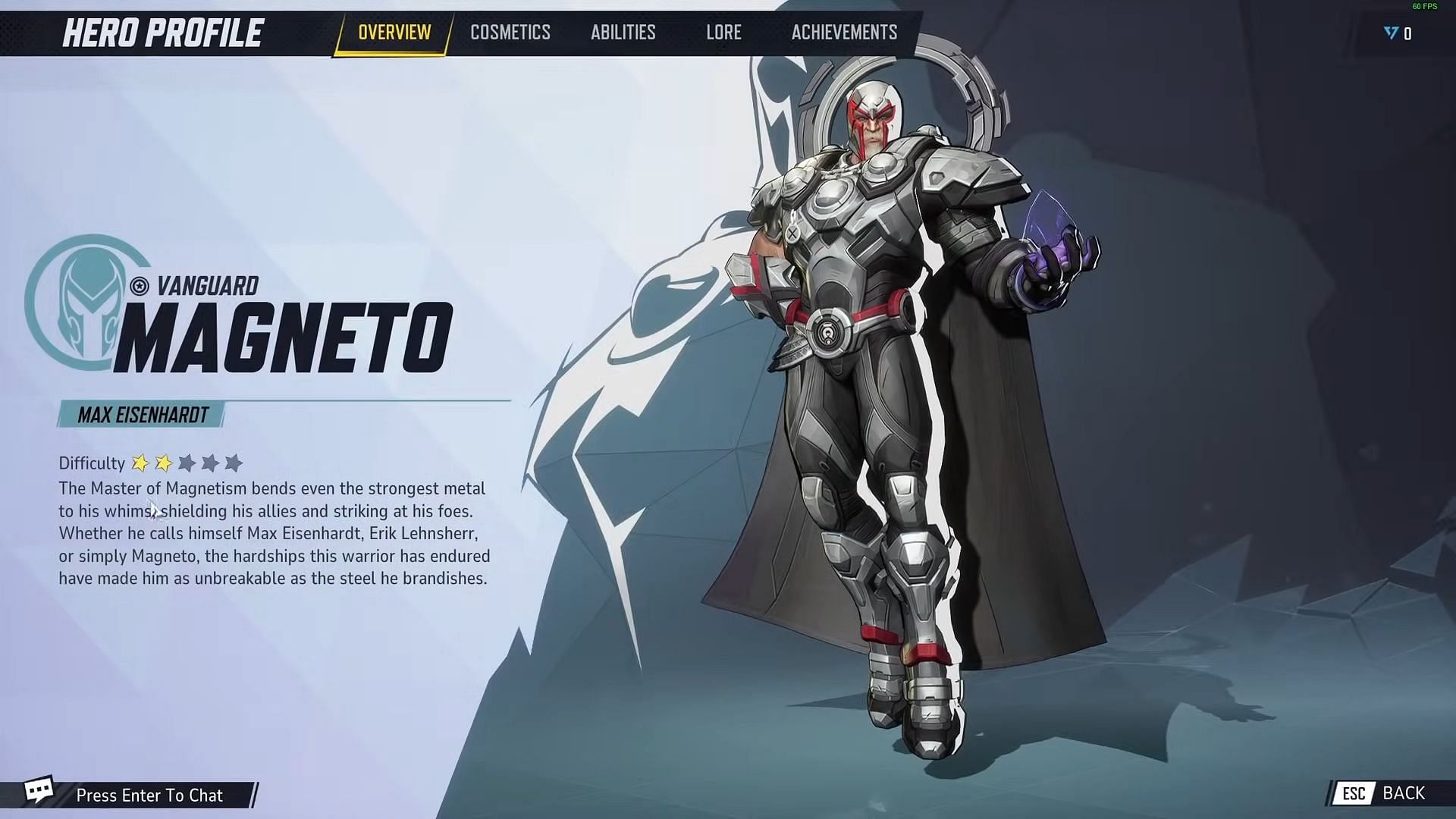 Magneto character overview (Image via NetEase Games)