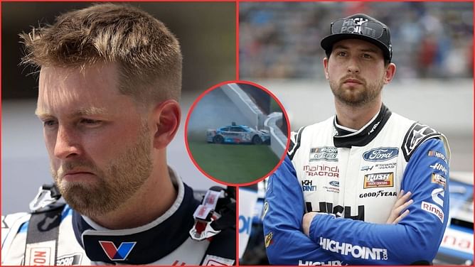 "He came up in front and chocked me" - Furious William Byron blames SHR driver for Brickyard crash