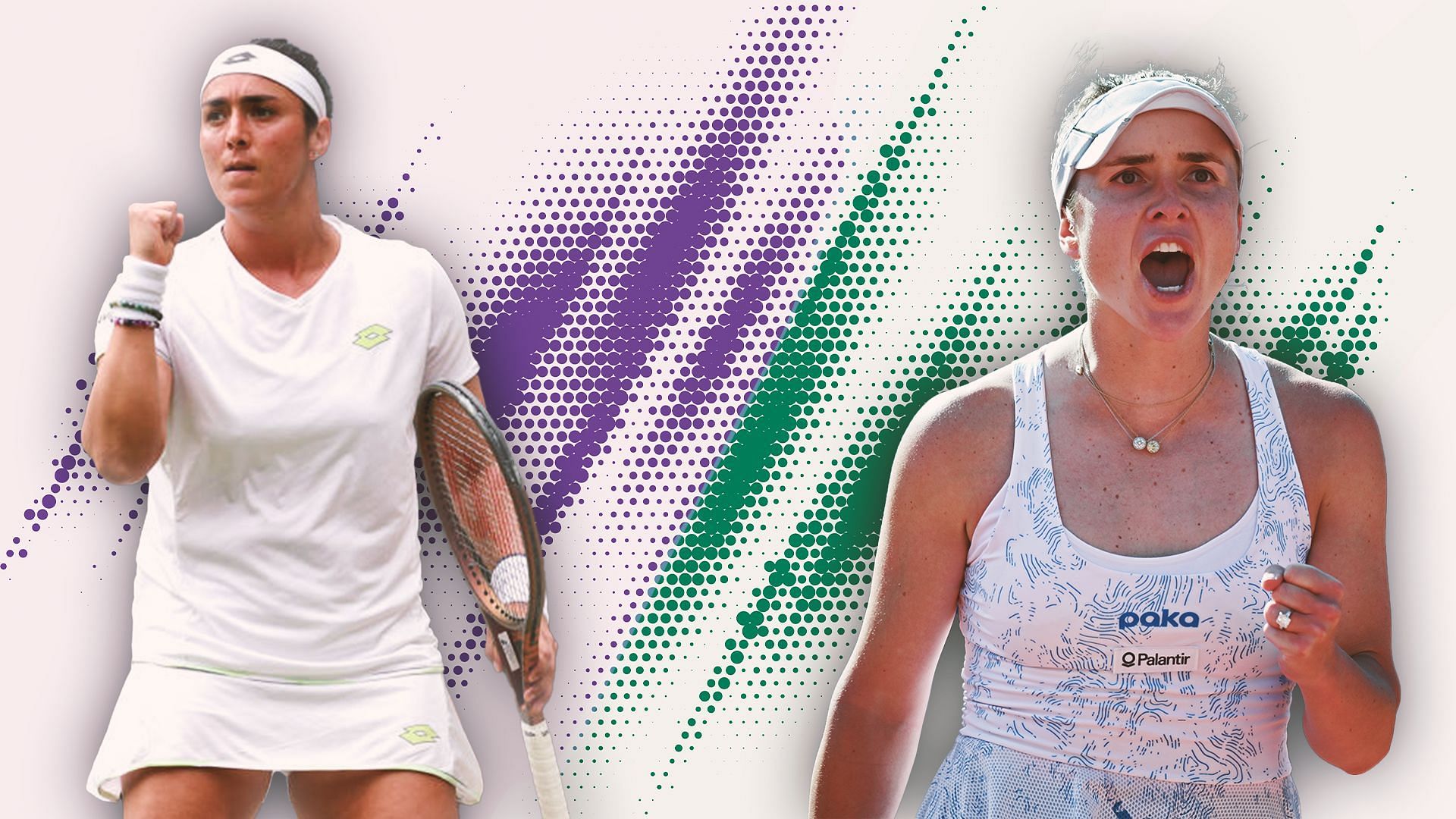 Ons Jabeur vs Elina Svitolina is one of the third-round matches at the 2024 Wimbledon. (Photos: Getty)