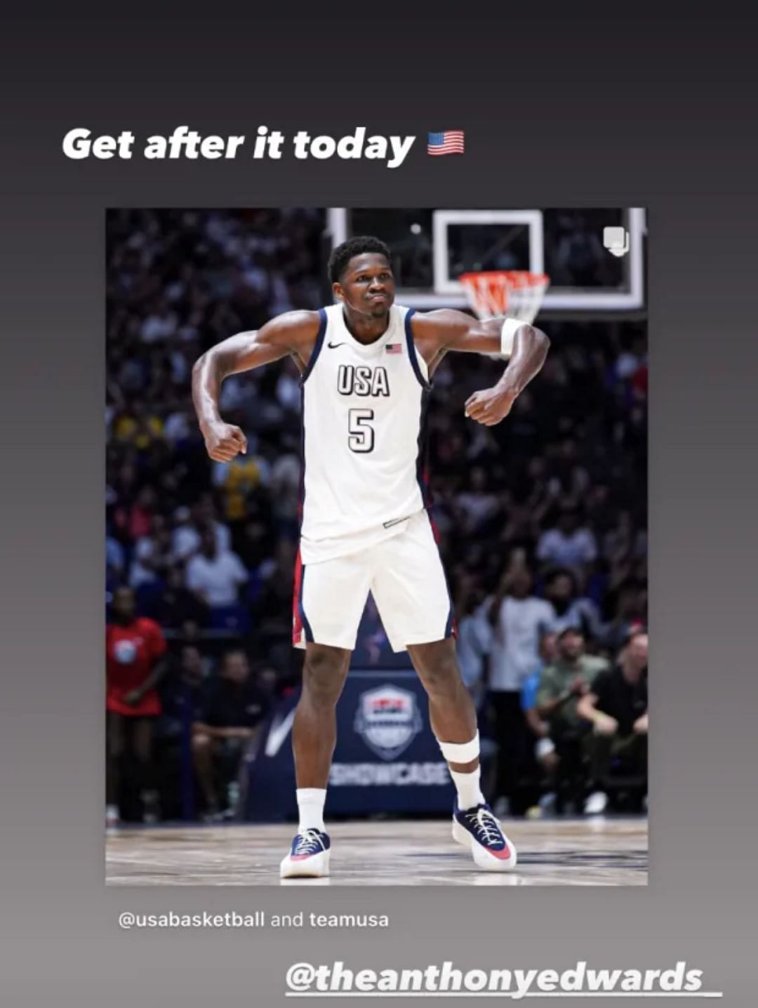 Towns send a message to Edwards ahead of Team USA's matchup against Serbia