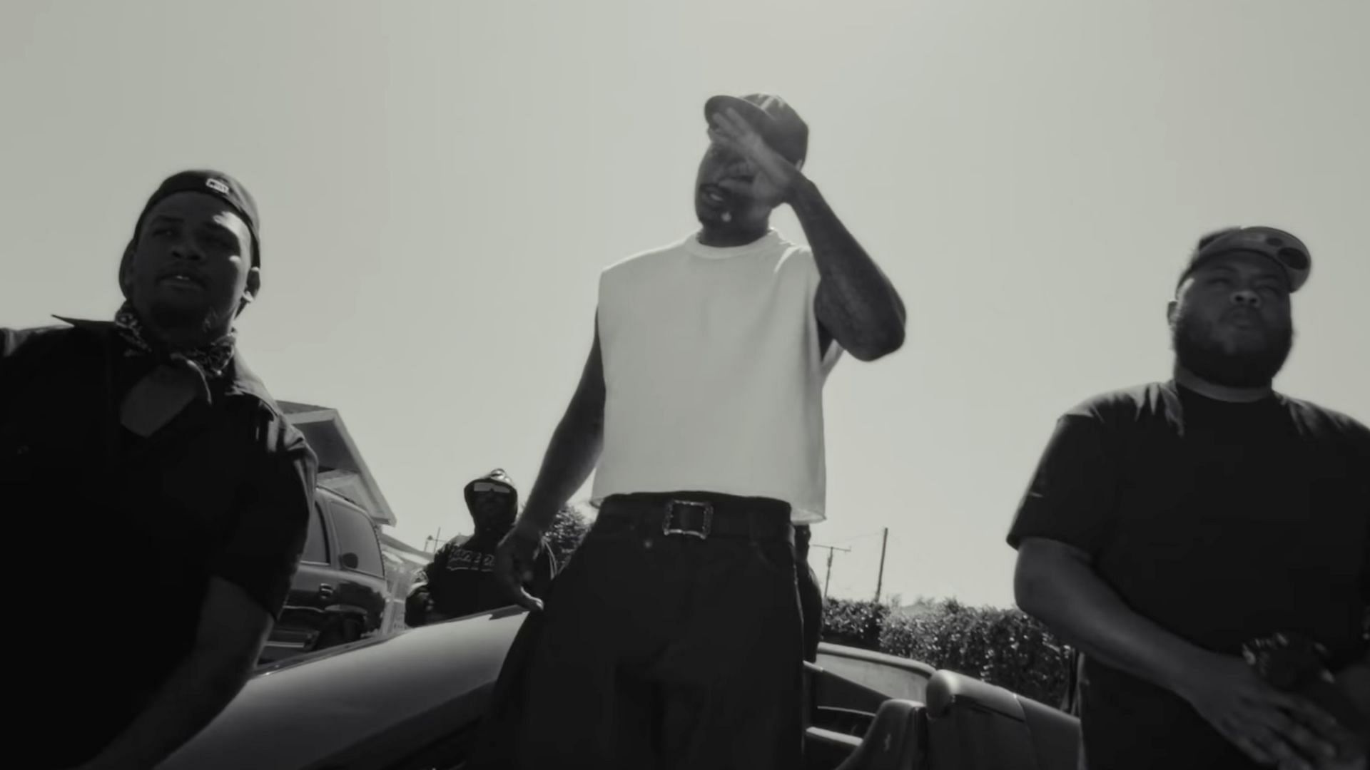 YG in the music video for &#039;STUPID&#039; (Image via YouTube/@YG-vj2kq)