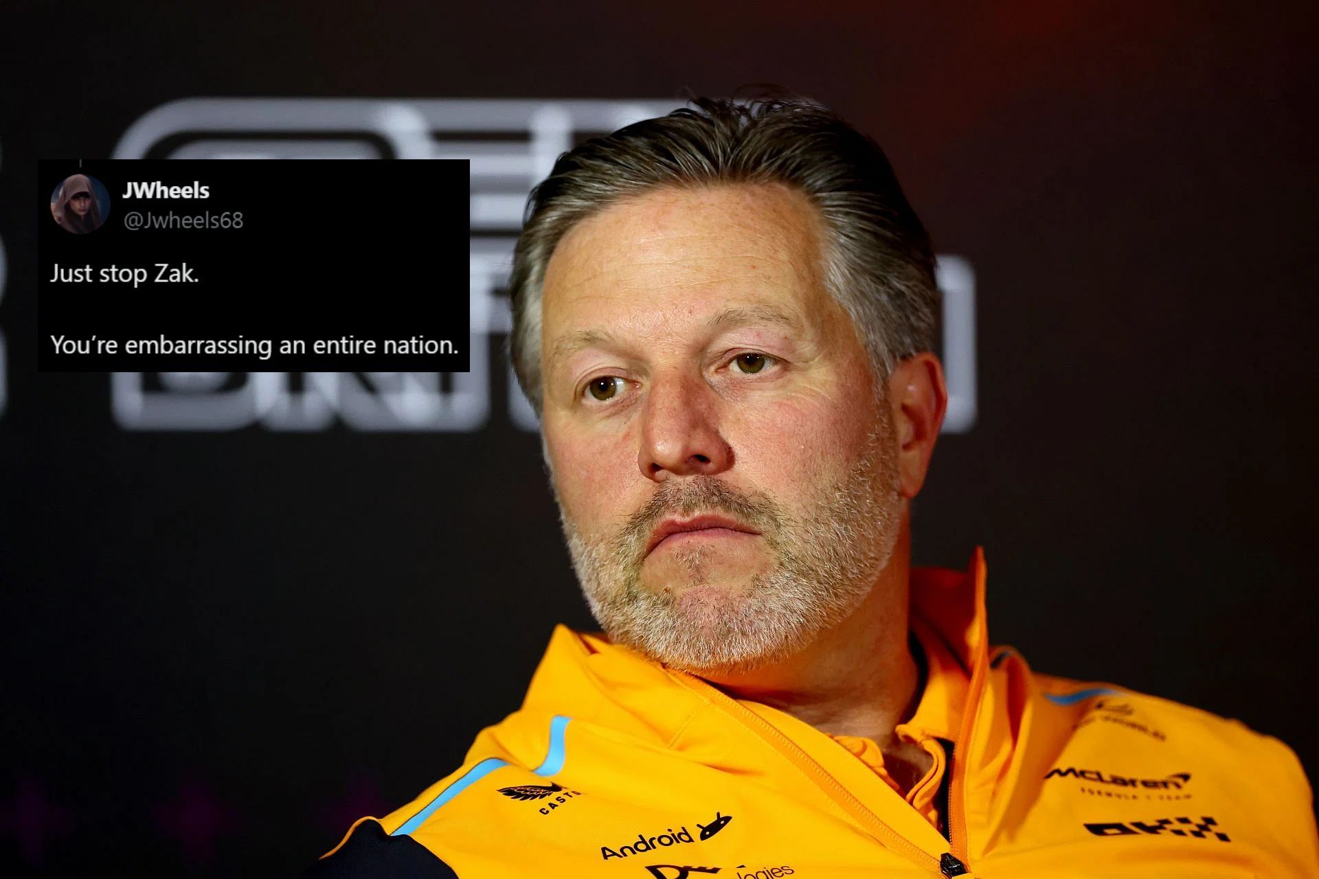 Zak Brown attends the Team Principals Press Conference ahead of the 2024 F1 British Grand Prix. (Photo by Bryn Lennon/Getty Images)