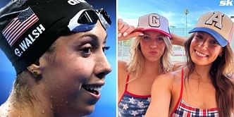 Meet Alex Walsh, Gretchen Walsh's sister who cheered for the new 100m Olympic record holder at the Paris Olympics 2024