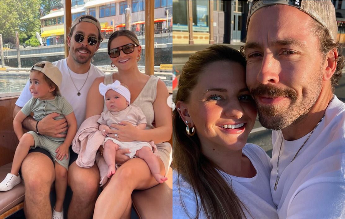 Chandler Stephenson and Wife with their two kids on Vacation (Credit: Tasha on IG)