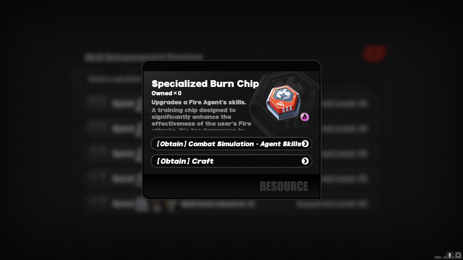 Specialized Burn Chip (Image via HoYoverse)