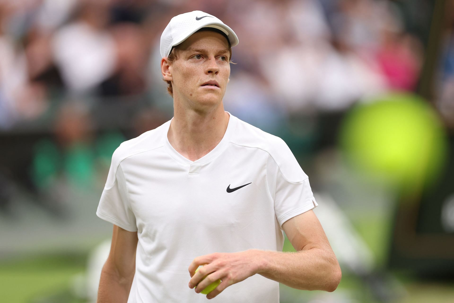 Jannik Sinner at the 2024 Wimbledon Championships (Source: Getty)