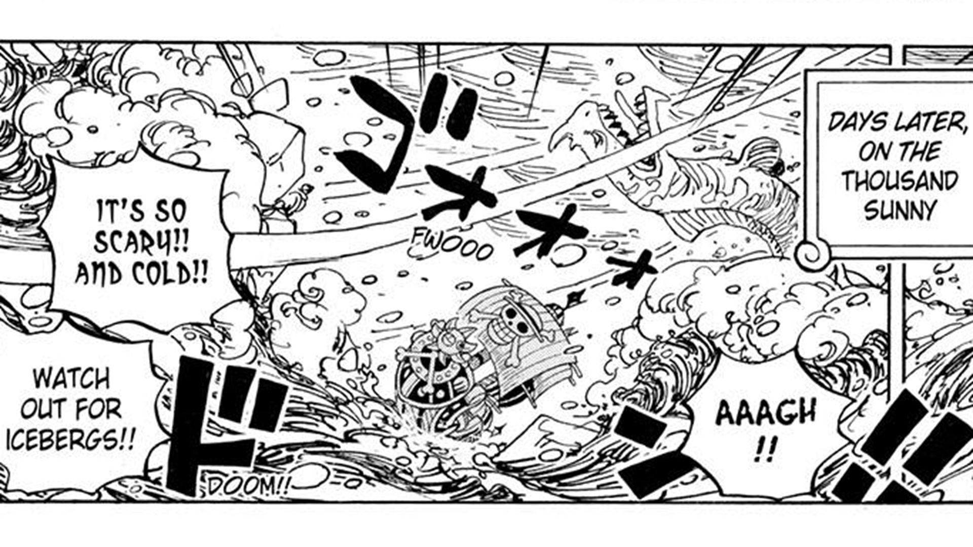 The navigation between Wano and Egghead lasted a few days (Image via Shueisha)