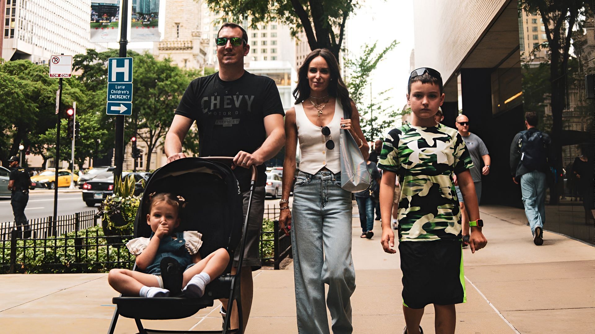 Kyle Busch takes his family for a sightseeing ahead of the Chicago race (Image Source: @KyleBusch on X)