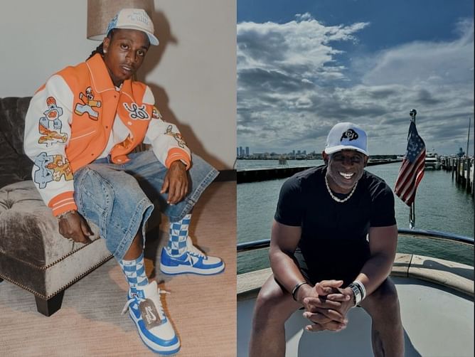 “These ho*s aint shit”: Deion Sanders’ future son-in-law Jacquees shares fun-filled snaps with Deiondra Sanders