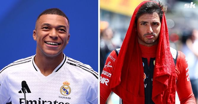 “It took you long enough” - Ferrari F1 driver Carlos Sainz reacts to Kylian Mbappe finally joining Real Madrid