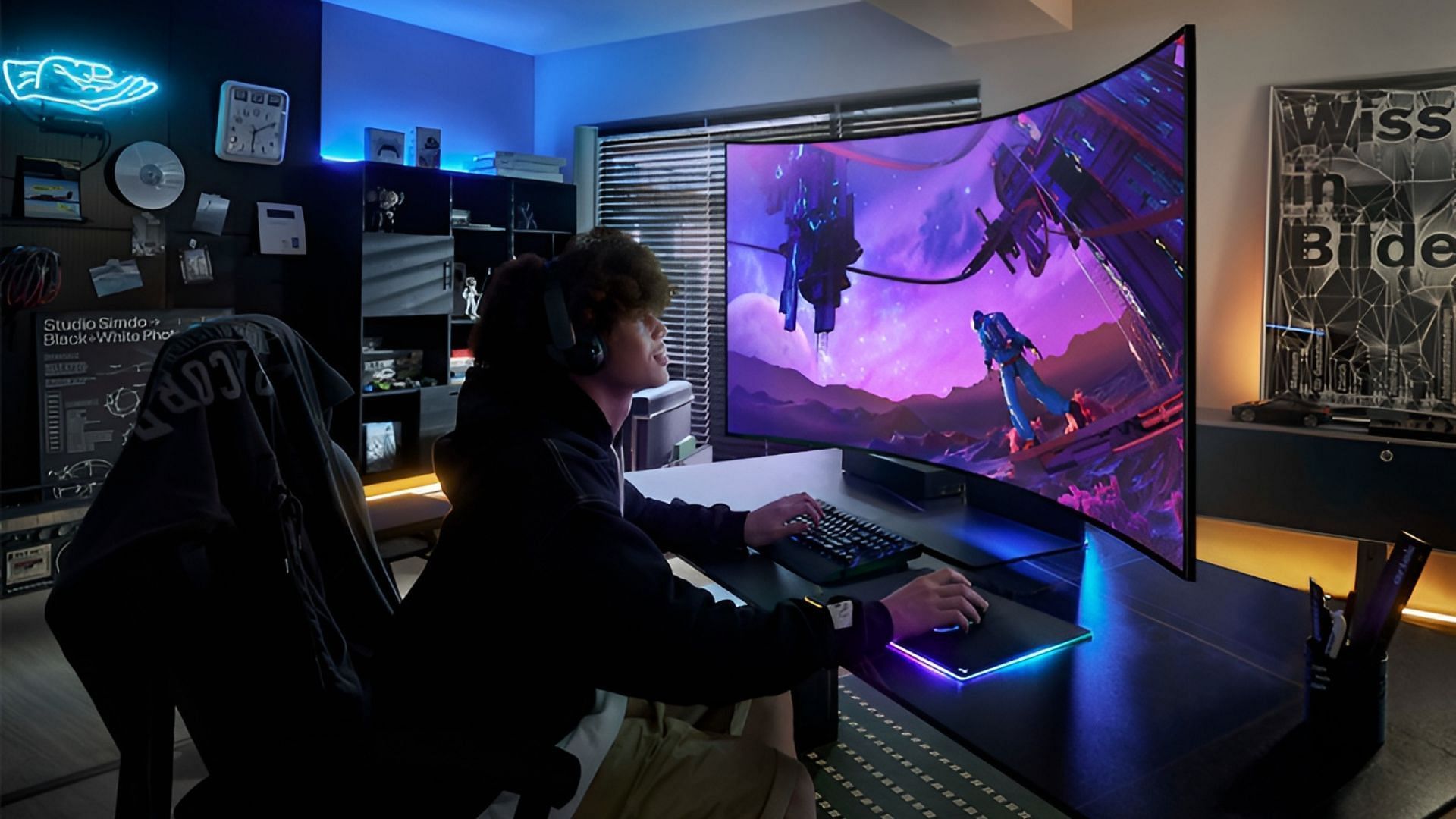 Samsung Odyssey Ark 2nd Gen. is one the best curved gaming monitors in the market (Image via Samsung)