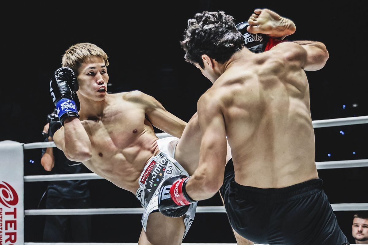 Taiki Naito fighting Sherzod Kabutov | Image credit: ONE Championship