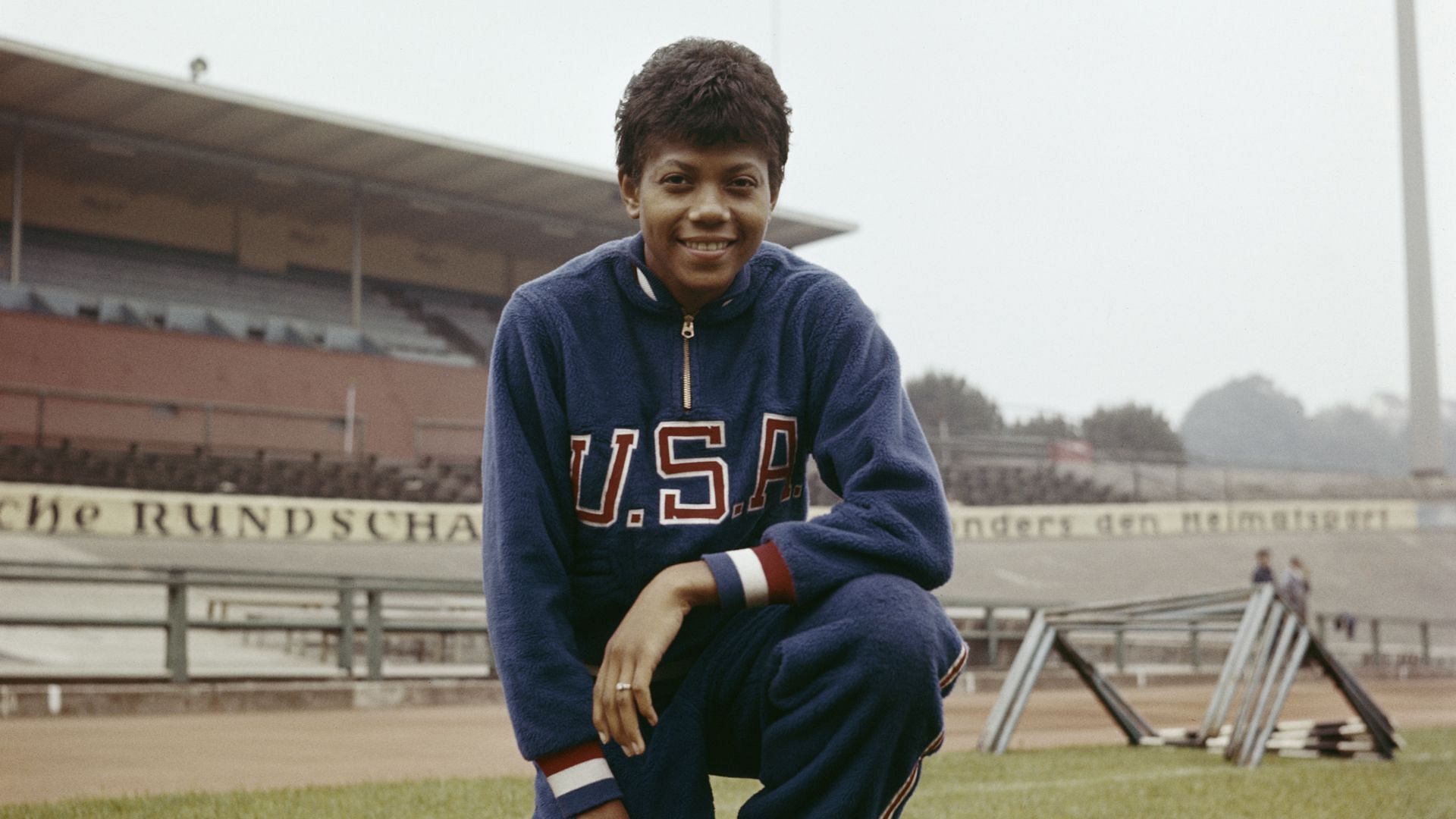 Wilma Rudolph at the Rome Olympics.