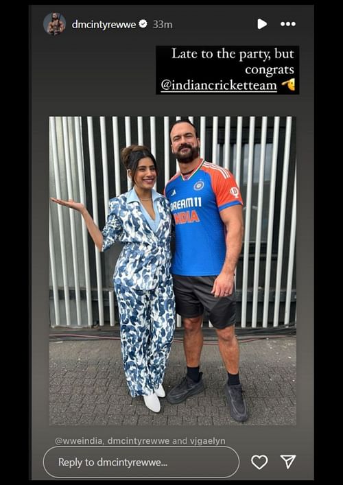 Drew McIntyre's Instagram Story