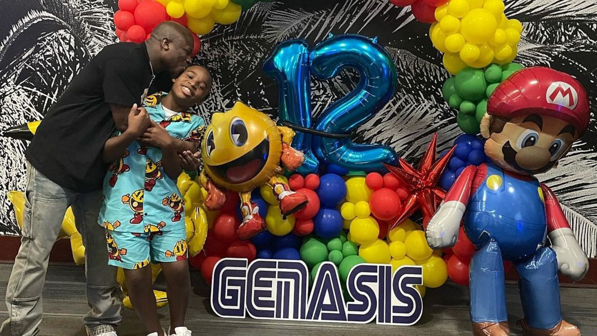 O.T.Genasis celebrating his first son Genasis 12th birthday (Image source via instagram @otgenasis)