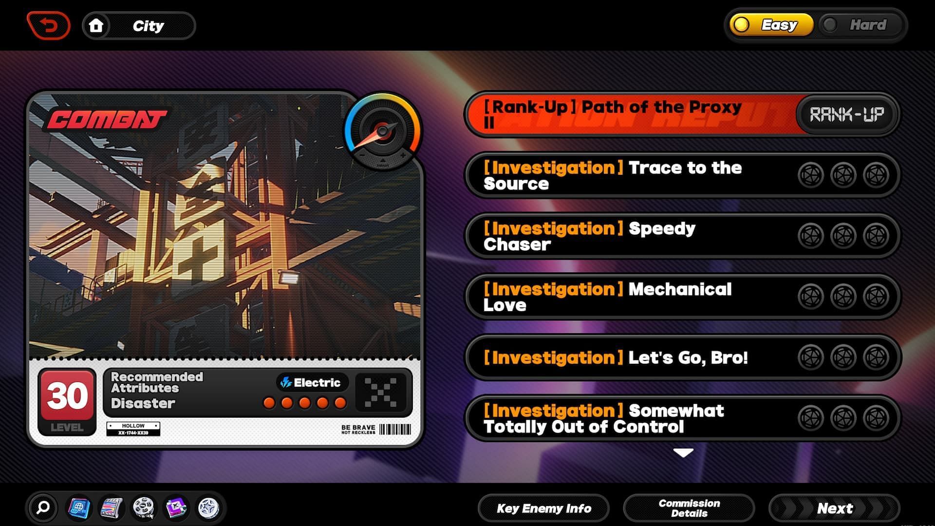 Locating the rank-up mission (Image via HoYoverse)