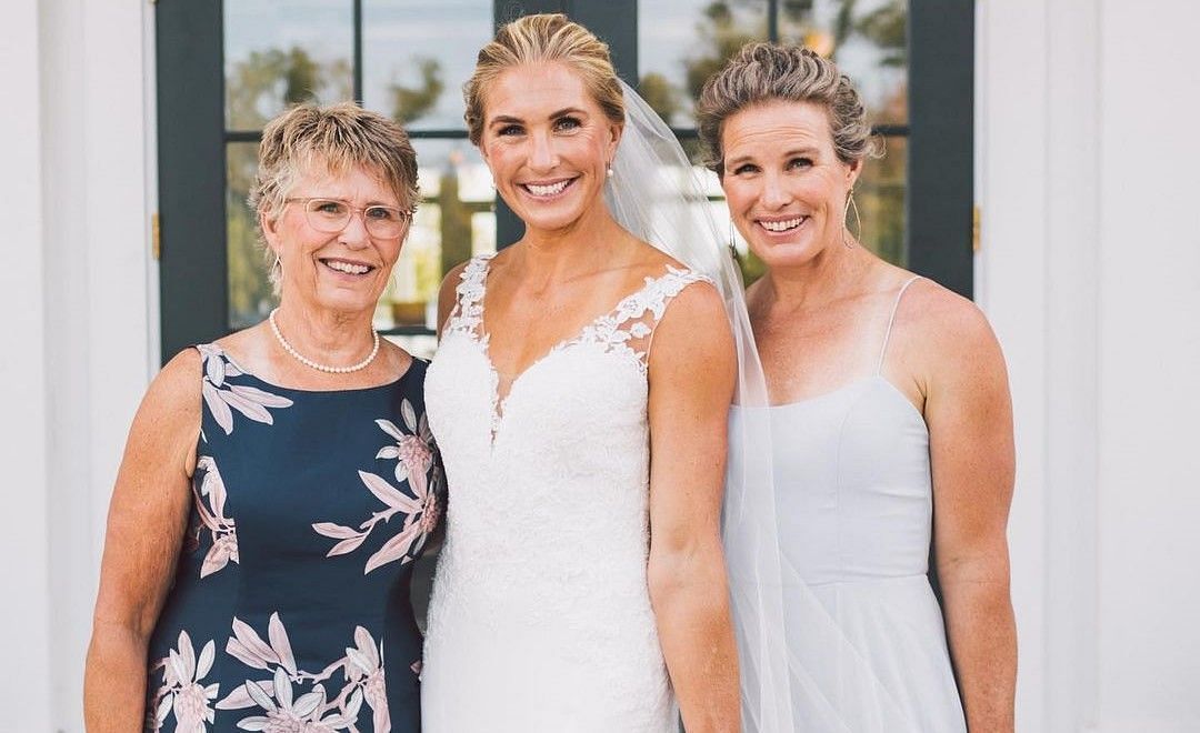 Meghan Musnicki with her mother and sister