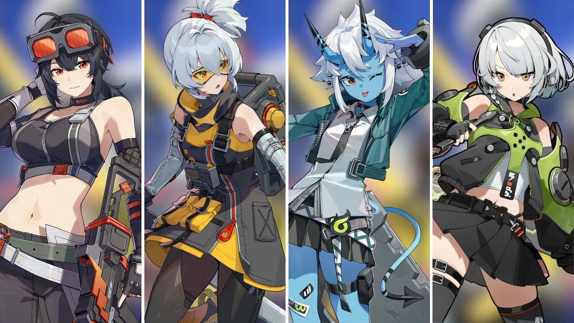 Grace, Soldier 11, Soukaku, and Anby are A-tier agents (Image via HoYoverse)