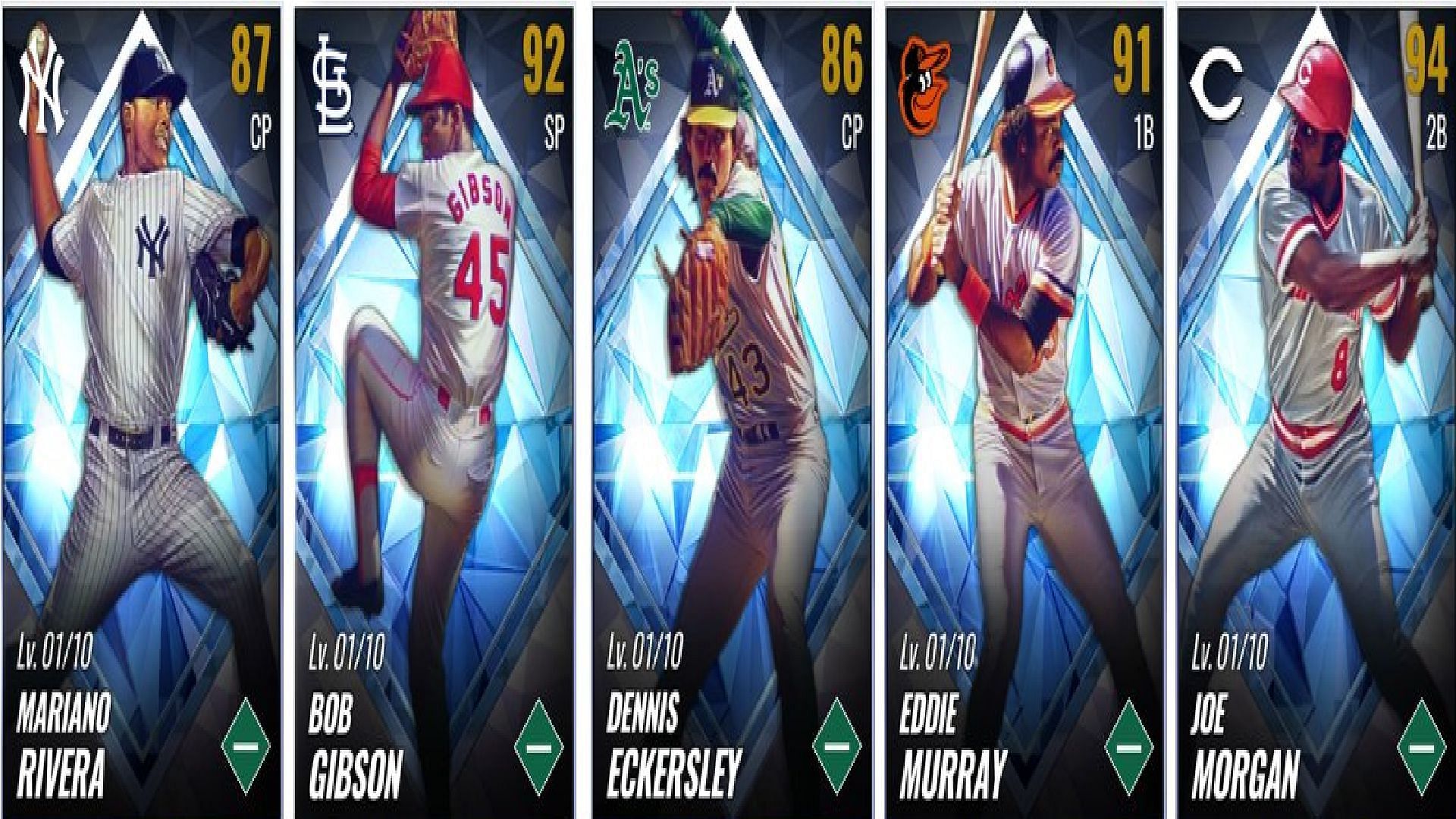 MLB 9 Innings added new historic players (Image via Com2us)