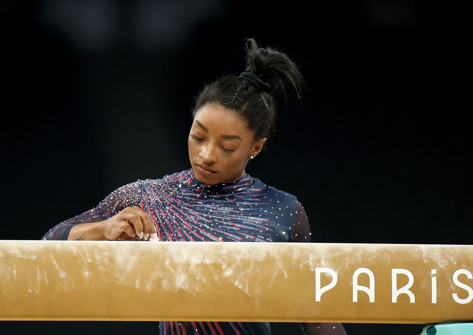 Paris 2024 Olympic Games -Simone Biles during podium training (Photo-Getty)