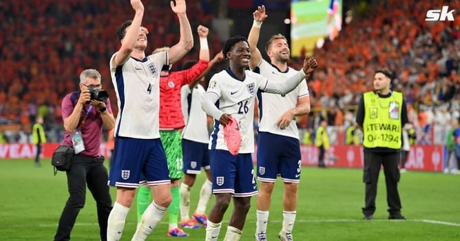 "Changed the tournament", "Can he get a knighthood too" - Fans hail Kobbie Mainoo's performance in England's Euro 2024 S/F win