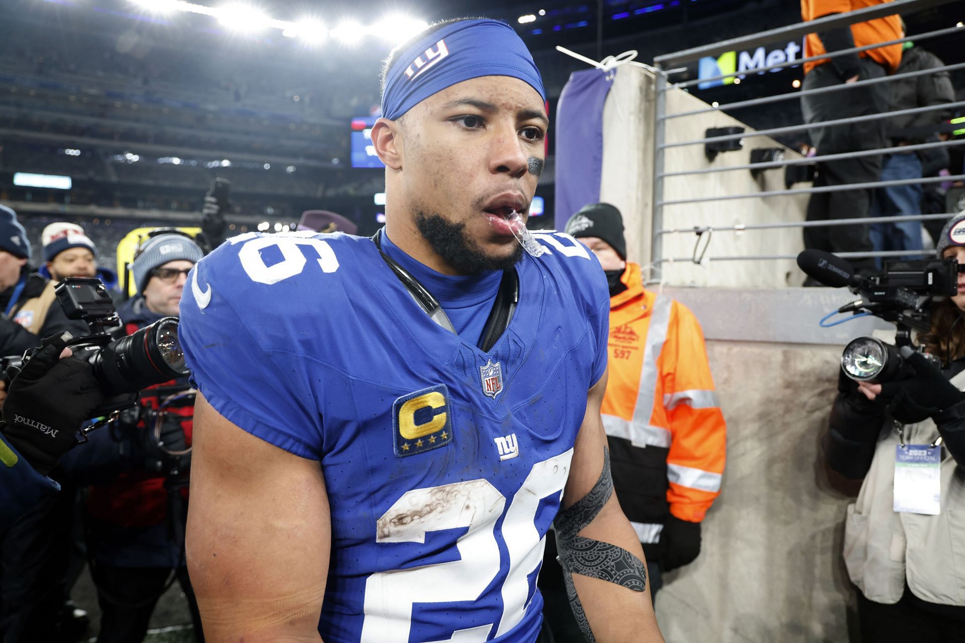 Saquon Barkley at Philadelphia Eagles v New York Giants (getty)