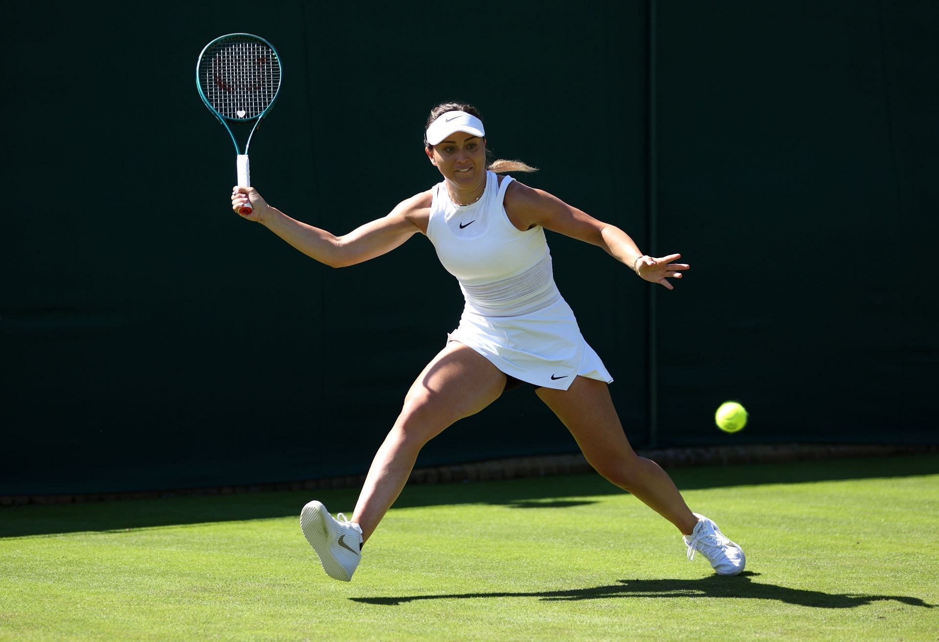 Paula Badosa at the 2024 Wimbledon. (Photo: Getty)