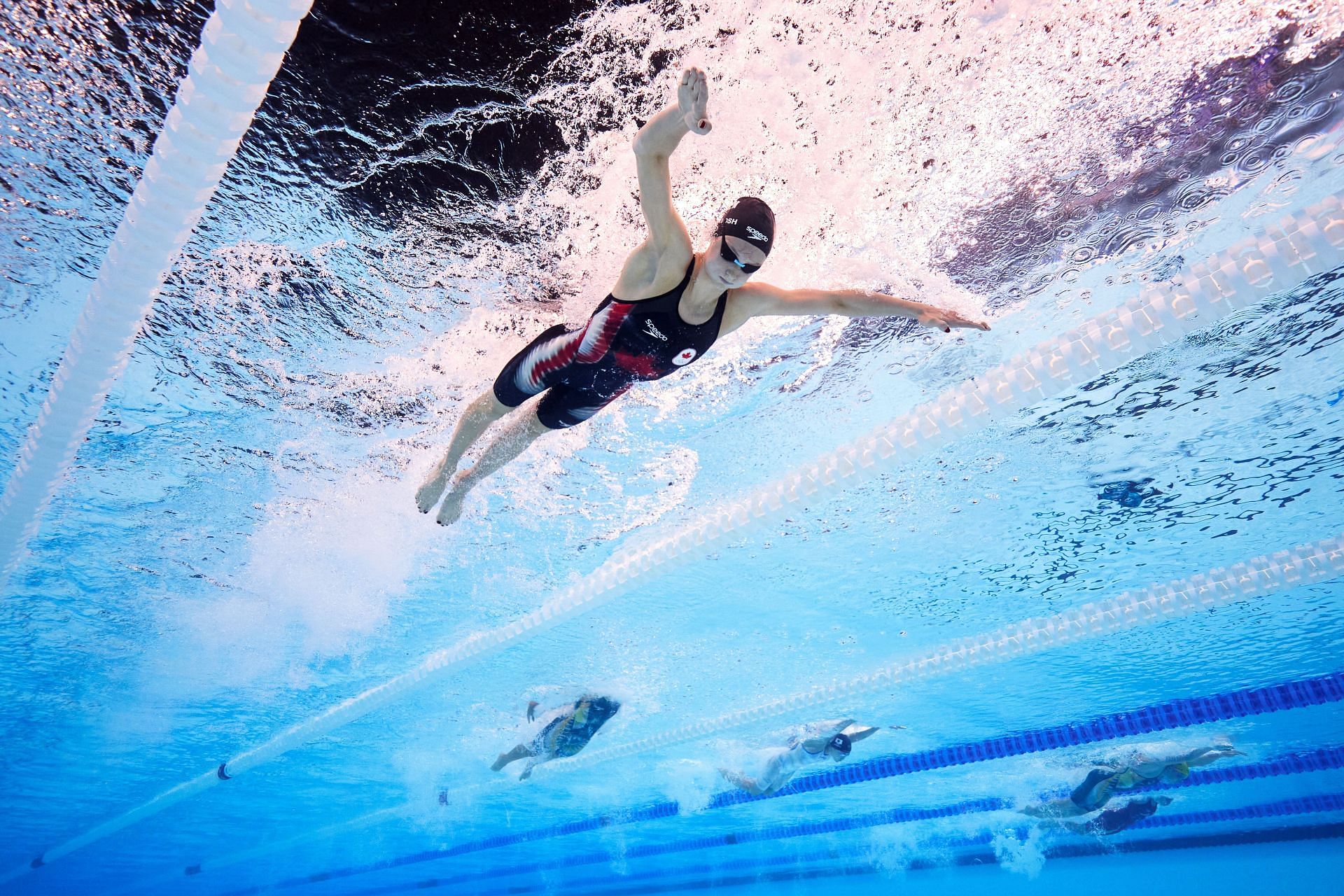 Summer McIntosh in action at the 2024 Paris Olympics - Getty Images