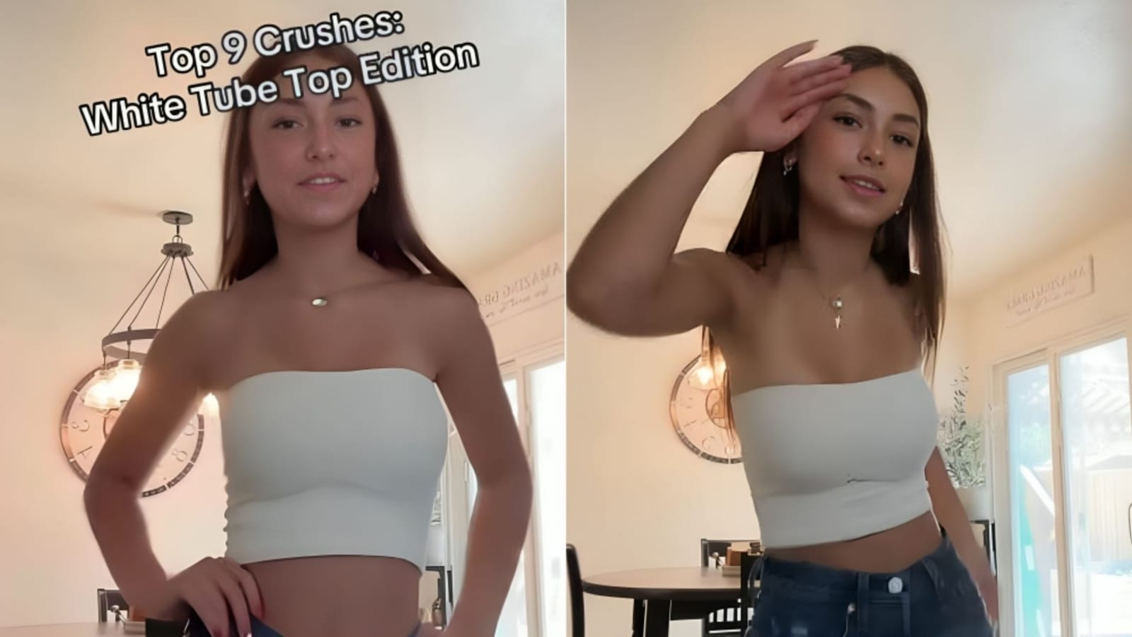 Who is the White Tube Top girl on TikTok and why is she famous? Viral