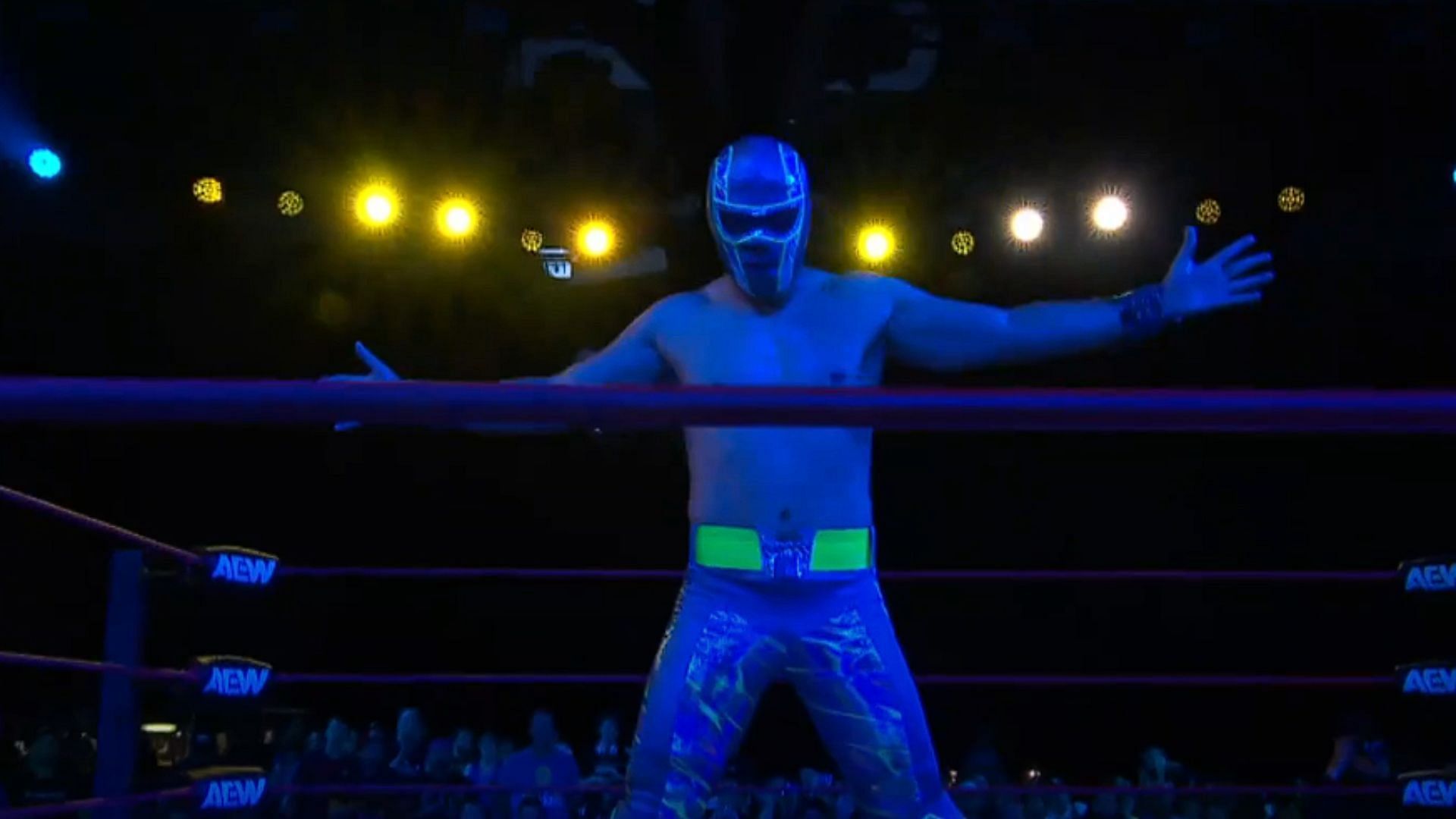 Hologram had just made his in-ring debut tonight on Collision [Photo courtesy of Triller TV