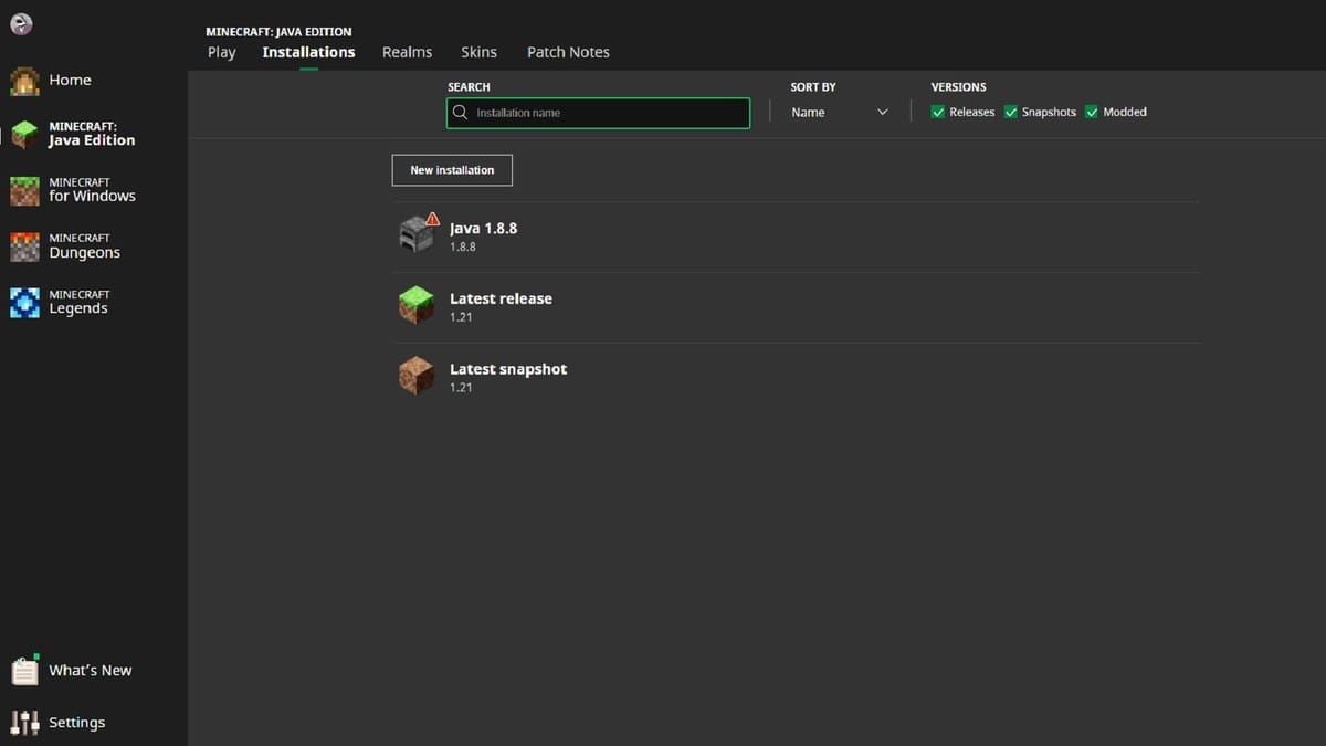 How to play Minecraft 1.8.8