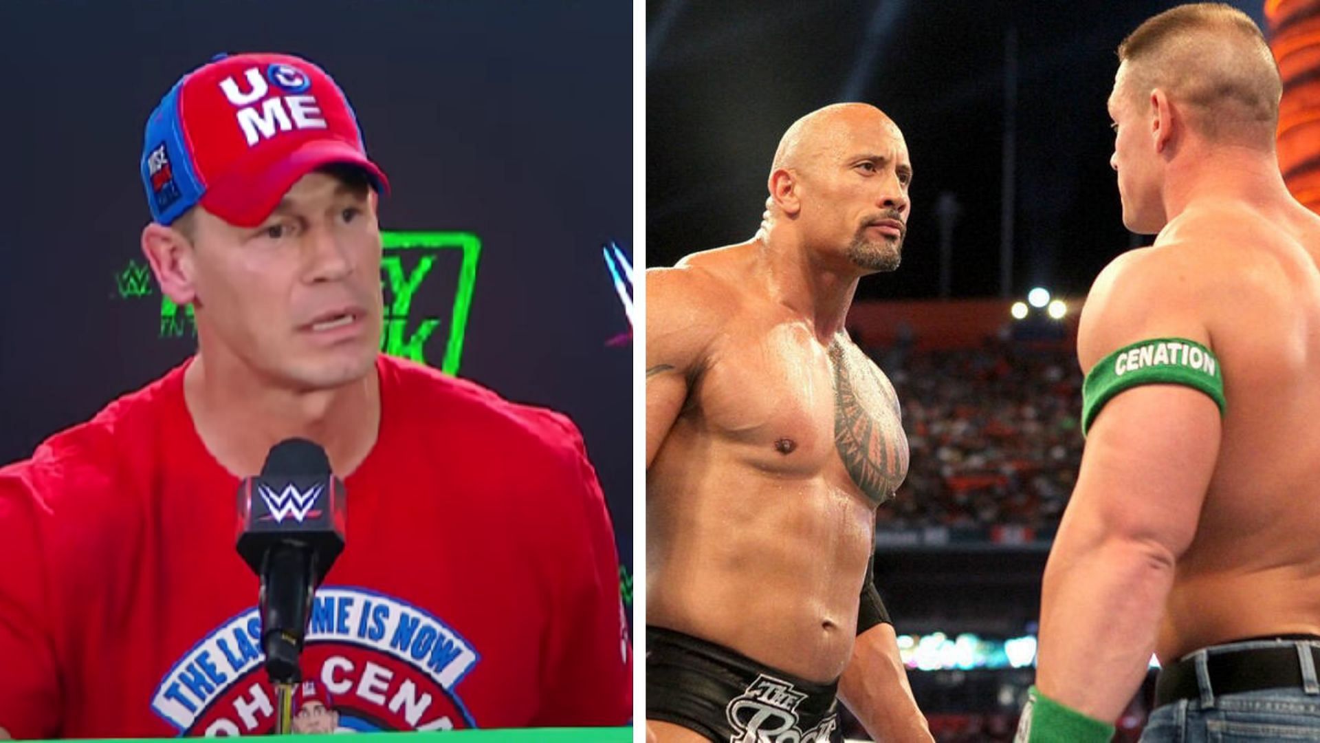 John Cena and The Rock are former rivals [Image credits: WWE