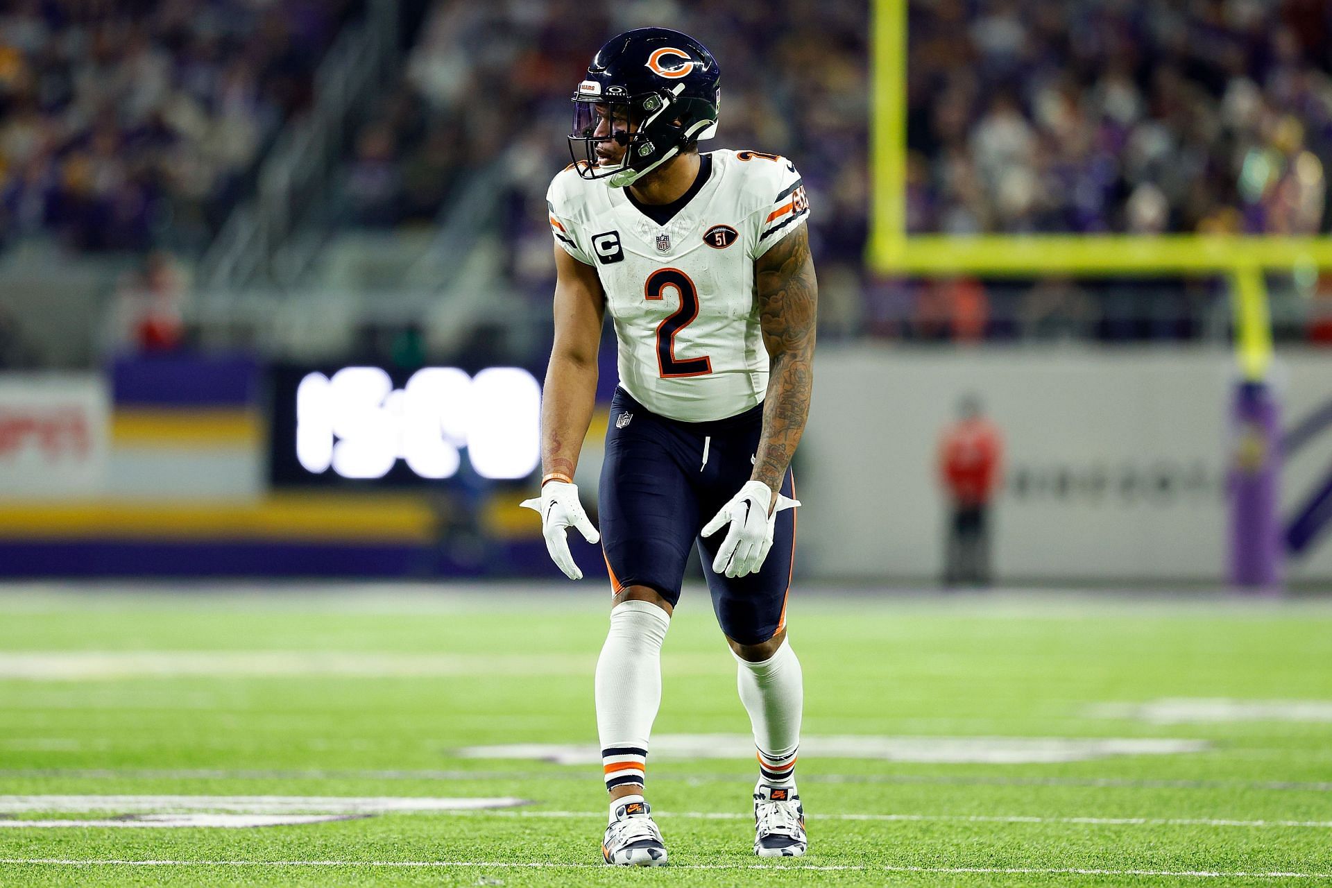 D.J. Moore during Chicago Bears vs. Minnesota Vikings - Source: Getty