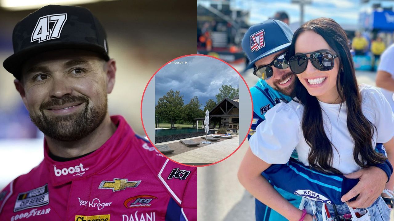 Ricky Stenhouse and his wife Madyson Joye exchange friendly banter on social media. (Image source - Getty &amp; Madyson Joye