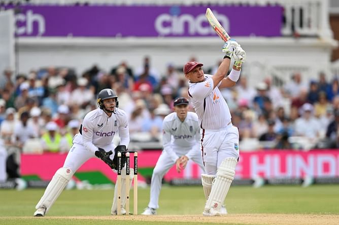 “Played bazball against originators of it!” - Fans react as Joshua Da Silva and Shamar Joseph's 71-run partnership helps West Indies take 41-run lead
