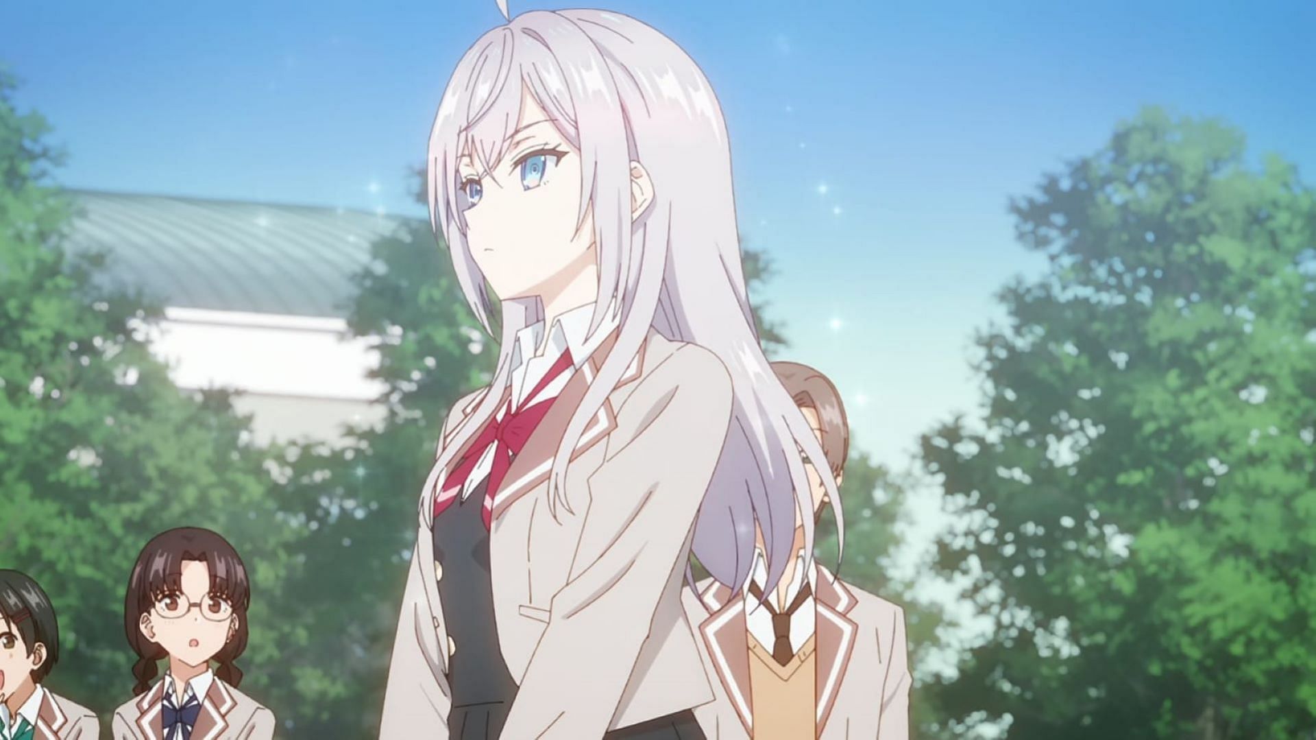 Alya, as seen in Alya Sometimes Hides Her Feelings in Russian episode 1 (Image via Doga Kobo)