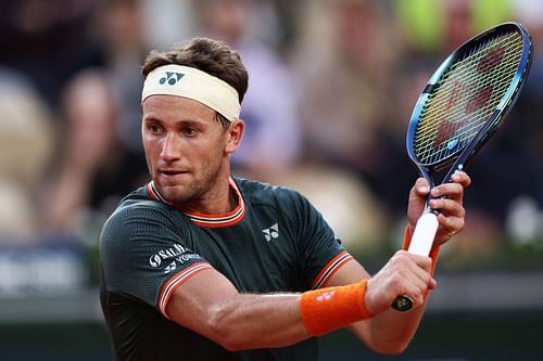 Casper Ruud at 2024 French Open - Day 9 - Getty Images