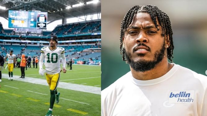 Packers QB Jordan Love pledges to stop Josh Jacobs' unwanted record chase