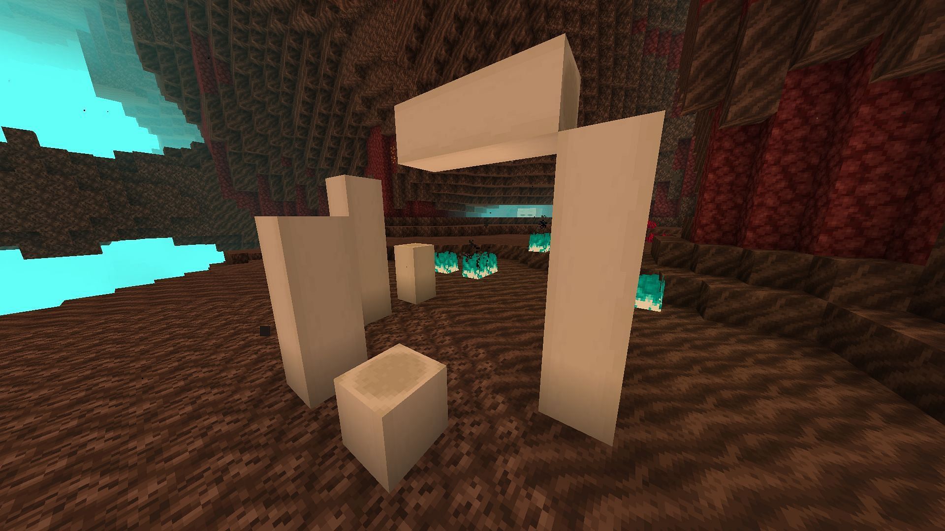Nether fossils are considered structures in Java Edition but don&#039;t offer much of anything (Image via Mojang)