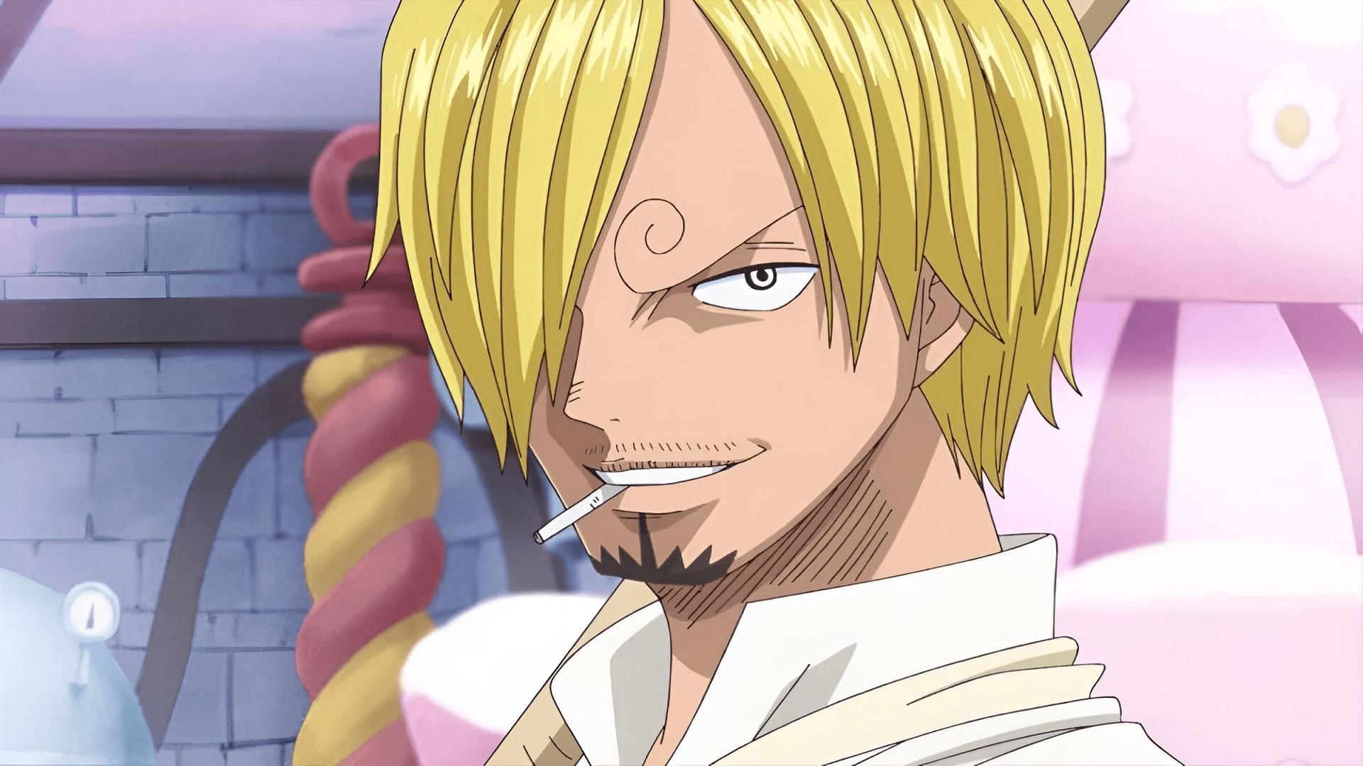 Sanji as seen in the anime (Image via Toei Animation)