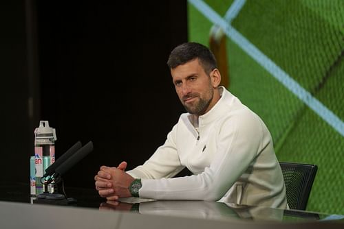 Novak Djokovic at The Championships - Wimbledon 2024. (Source: GETTY)