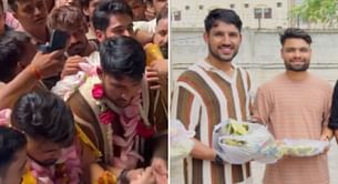 [In Pictures] Rinku Singh and Dhruv Jurel visit Mathura Vrindavan after Zimbabwe tour