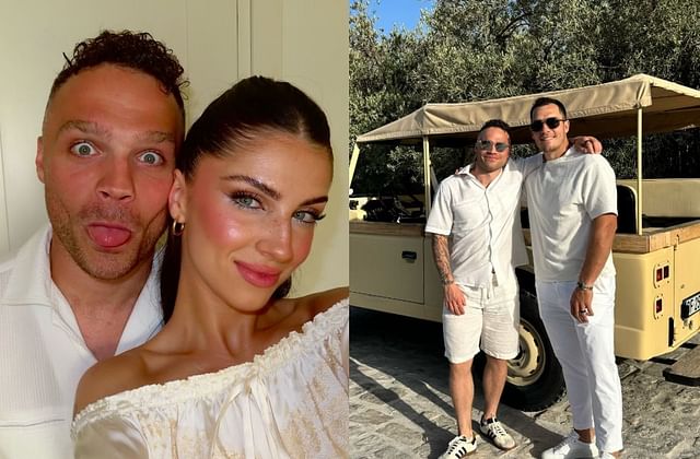 Max Domi on his Italian vacation with fiancee and friends (Credit: Max Domi Instagram)