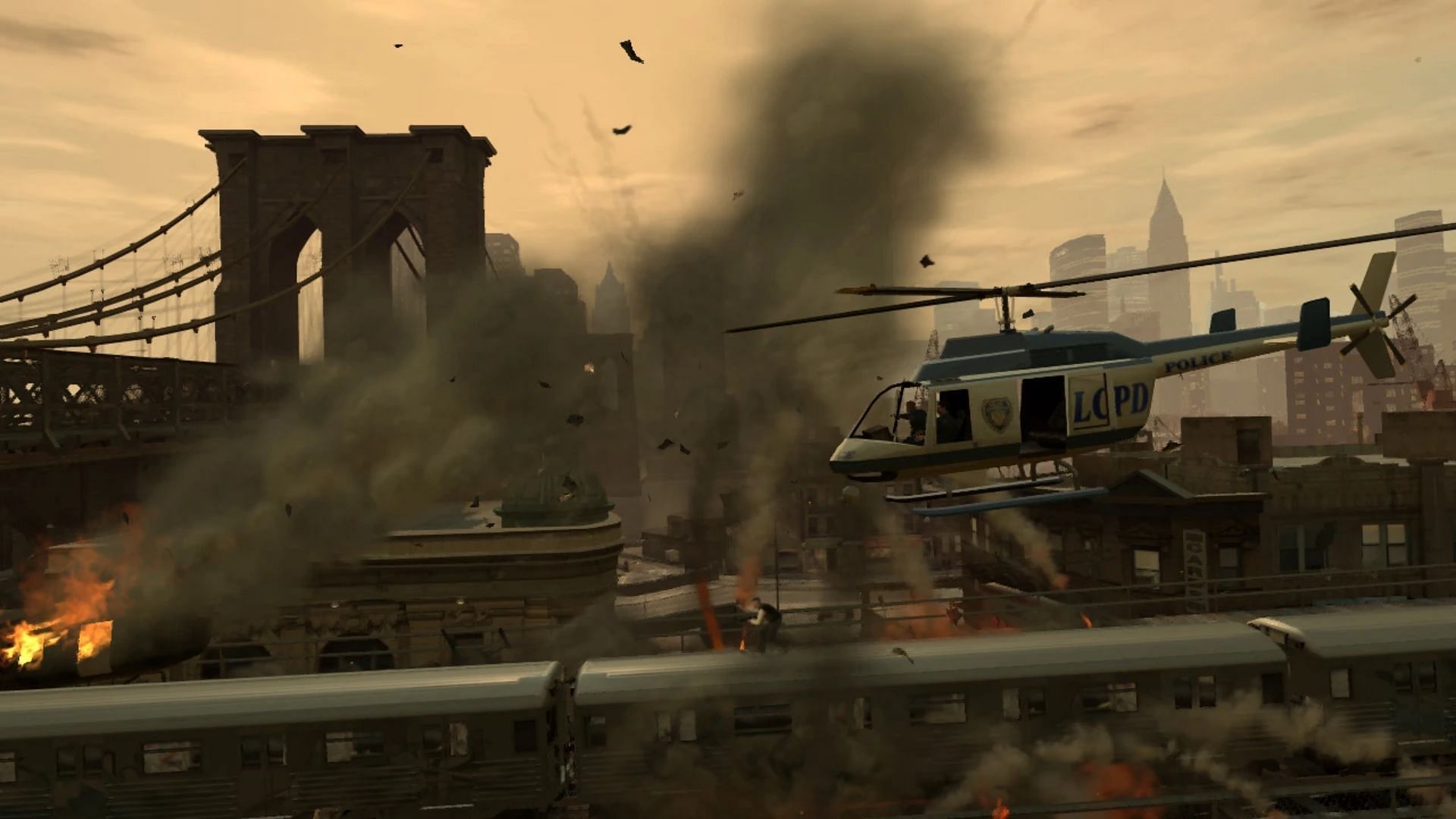 Liberty City featured some destructible structures (Image via Rockstar Games)